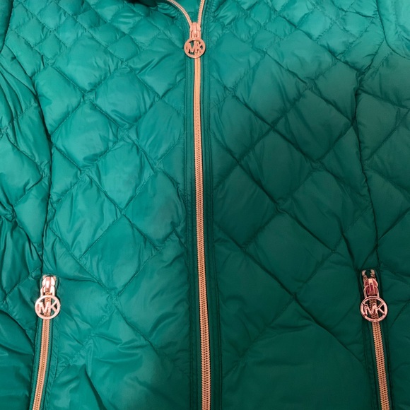 Michael Kors Green Puffer Jacket - Picture 4 of 4